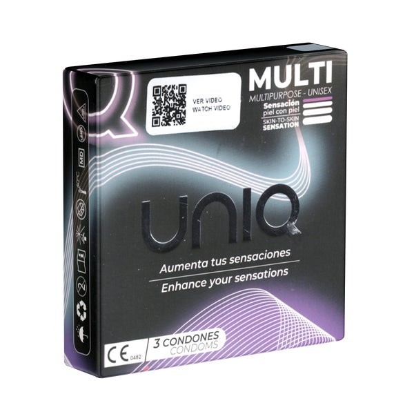 Multi Sex 0.008 Kondome 3er – latexfrei & gefühlsecht (3 Kondome) 3 St