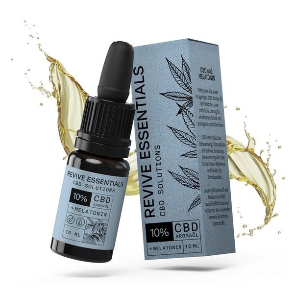 Revive Essentials Schlaföl Aroma Öl 10% CBD mit Melatonin 10 ml
