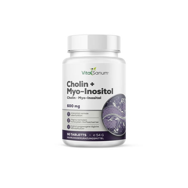 VitaSanum® Cholin + Myo-Inositol – 300 mg Cholin & 300 mg  St