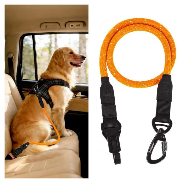 Hundesicherheitsgurt Anschnallgurt Auto Schnallen Karabiner 1 St