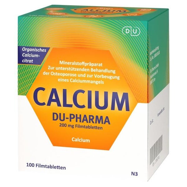 Calcium Du-pharma 200 mg Filmtabletten 100 St