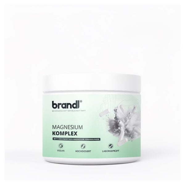 brandl® Magnesium Kapseln hochdosiert | Premium Magnesium Komplex | Unabhängig laborgeprüft 360 St