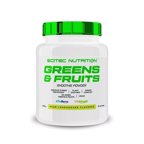 Scitec Vita Greens & Fruits - Birne Zitronengras 0.6 kg