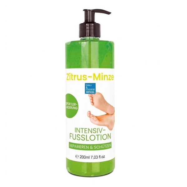 bleu & marine Bretania Fußcreme mit Zitronenöl & Minzöl 200 ml