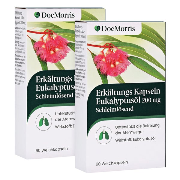 DocMorris Erkältungs Kaps Eukal-Öl Duo 2X60 St