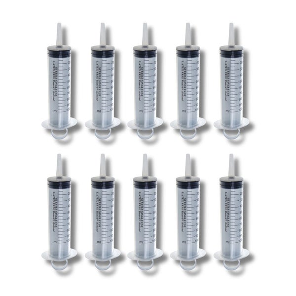 Romed Wund- und Blasenspritze 100 ml, 3-teilig, mit Luer-Adapter, steril verpackt 10 St