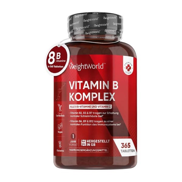 WeightWorld Vitamin B Komplex - Mit Vitamin C 365 St