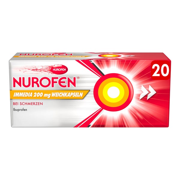 NUROFEN Immedia 200 mg Weichkapseln 20 St