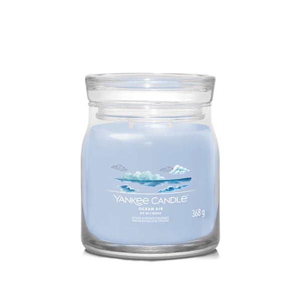 Aromatic candle Signature glass medium Ocean Air 368 g 1,135 kg
