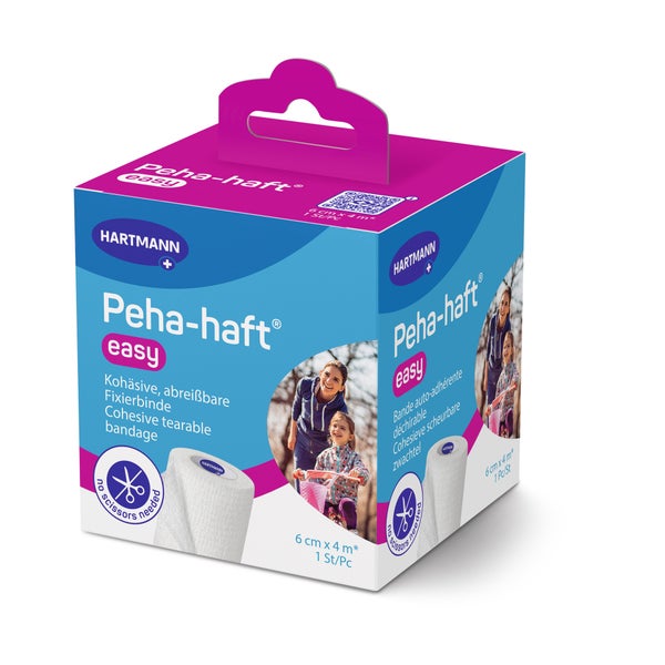 Peha-haft Easy Fixierbinde 6 Cmx4 M Weiß 1 St