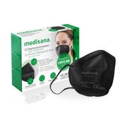 medisana FFP2 Atemschutzmaske Staubmaske schwarz 10 St