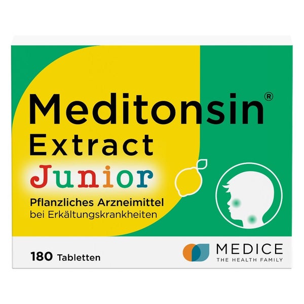 Meditonsin Extract Junior Pflanzliche Erkältungstabletten 180 St