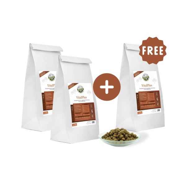 Glutenfrei Hundefutter - 2 x PREMIUM PUR VitalPlus 2,5 kg