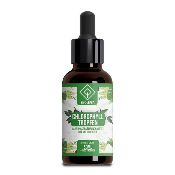 Enolenia® Chlorophyll Tropfen | natürliche Ergänzung für den Alltag 50 ml