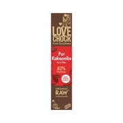 Lovechock Schokolade Pur Kakaonibs 82% Kakao 40 g 40 g