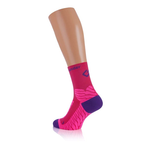UNDER PRESSURE SOCKX | halbhohe Socken mit Kompression (1 Paar) 39-42 / pink 2 St