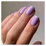 Kunstnägel Kurz Squoval Lila Lavendel Nagelkleber AZ2 1 St