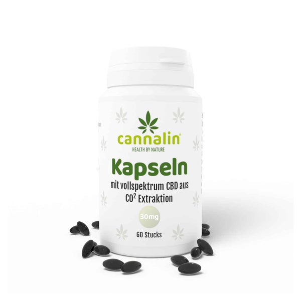 Cannalin - CBD Kapseln 30 mg 60 St