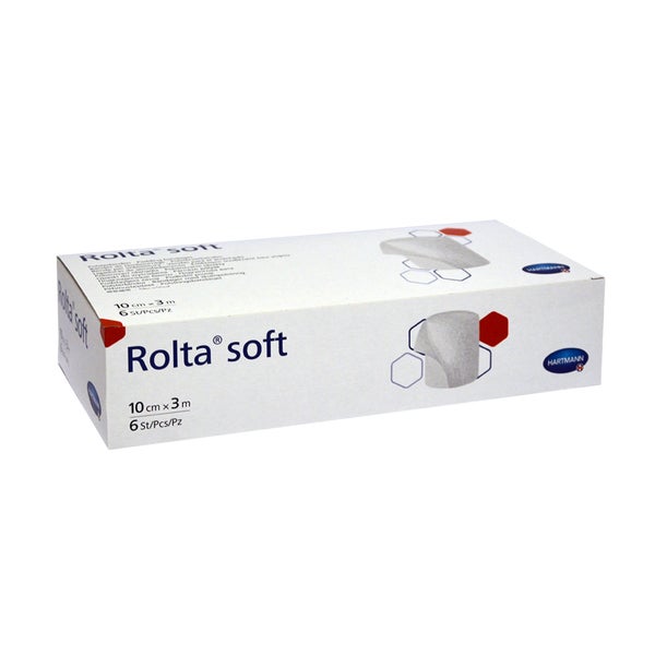 Rolta soft Synth.-wattebinde 10 cmx3 m 6 St