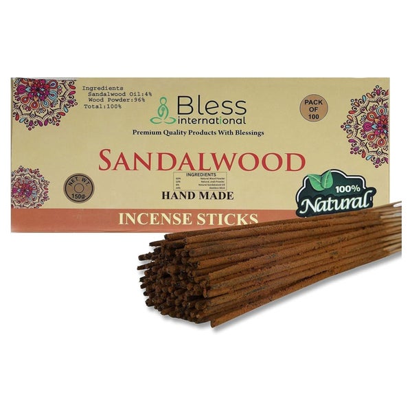 Räucherstäbchen Sandelholz 100er 150g Sandalwood 100 Sticks 1 St