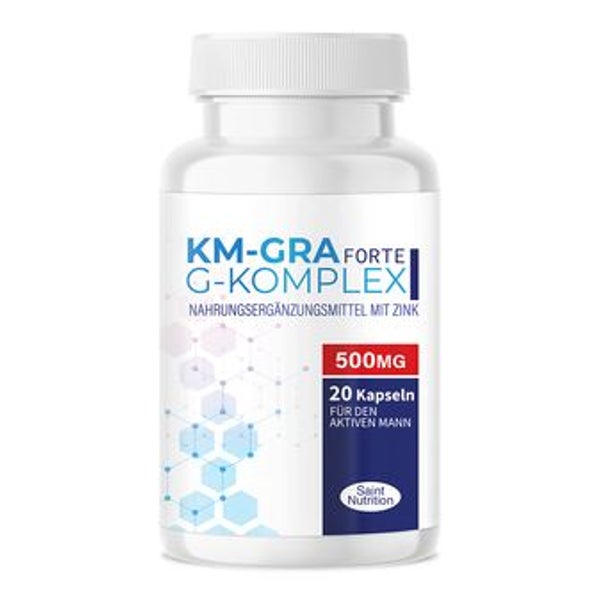 Saint Nutrition® KM-GRA Forte Kapseln - Potenz Alternative für den aktiven Mann 20 St