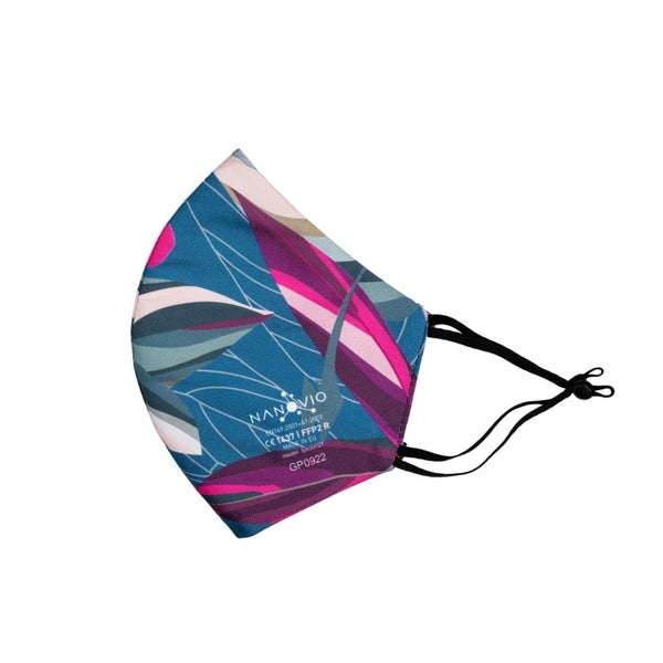 Nanovio FFP2 Maske wieder verwendbar - Happy Leaves 1 St