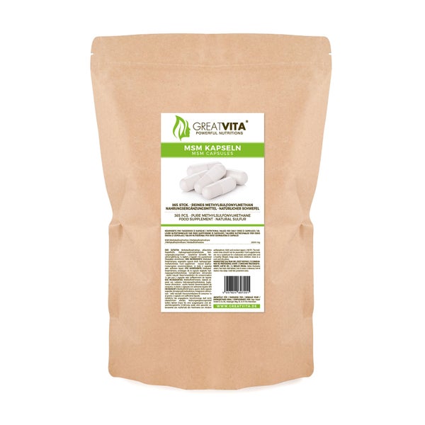 GreatVita MSM Kapseln 250 g