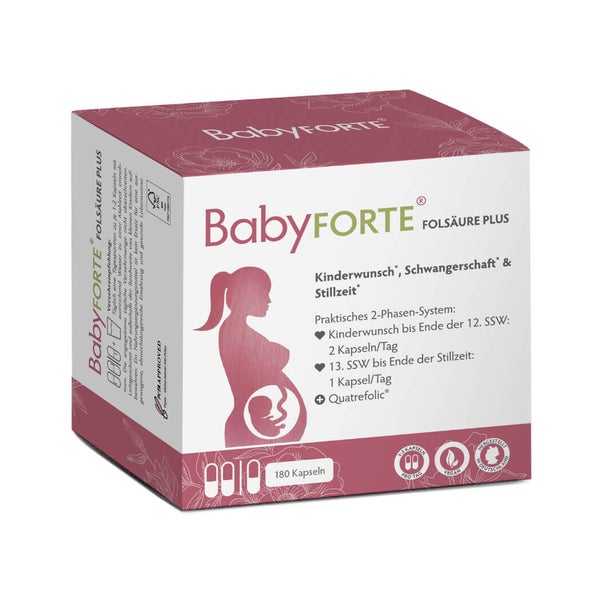 BabyFORTE FolsäurePlus - Kinderwunsch bis Stillzeit 180 St