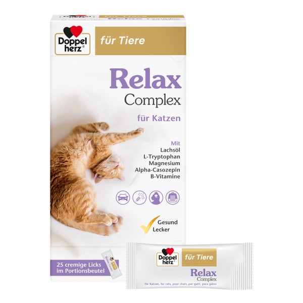 Doppelherz Für Tiere Relax Complex Port.btl.f.kat. 25X10 g