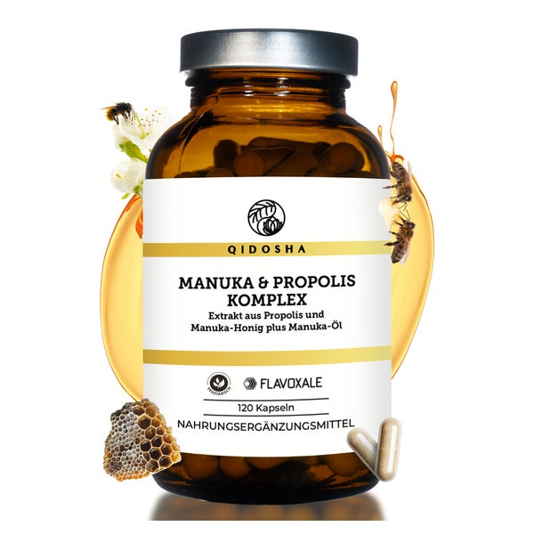 QIDOSHA Propolis & Manuka Komplex Flavoxale® 120 St