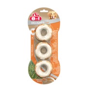 8in1 Snack für Hunde, Delights, Kauringe, 3 Stück 0,2 kg