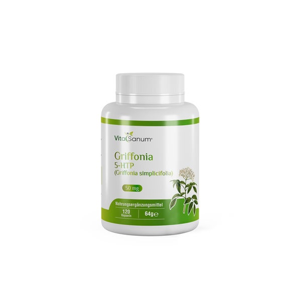 VitaSanum® - Griffonia 5-HTP (Griffonia simplicifolia) 50 mg 100 Kapseln 100 St