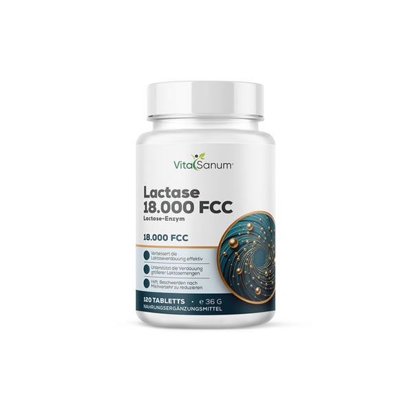 VitaSanum® Lactase 18.000 FCC – Lactase-Enzym  St