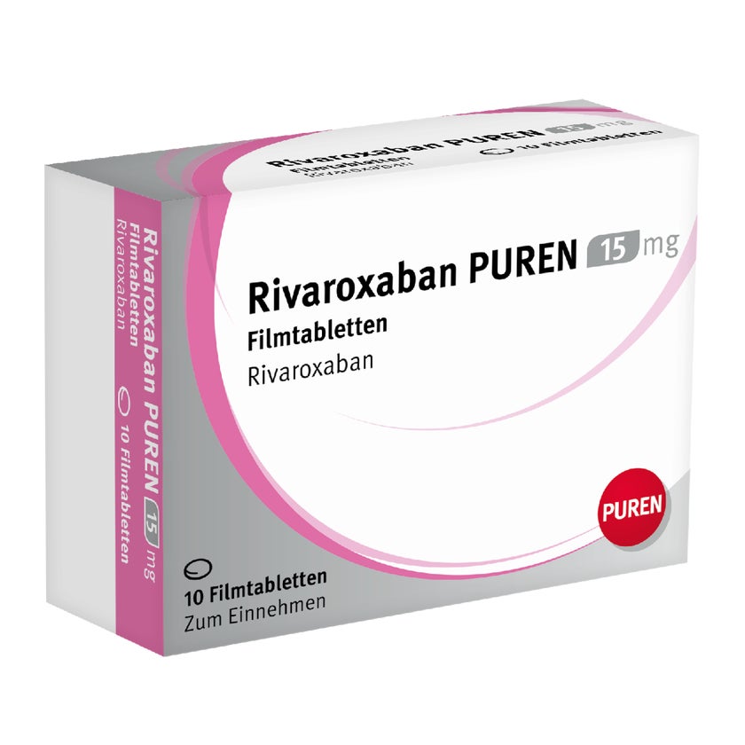 Rivaroxaban Puren 15 Mg Filmtabletten 10 St Kaufen Mit E Rezept Medpex