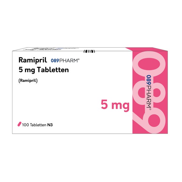 Ramipril 089pharm 5 Mg Tabletten 100 St