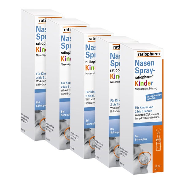 Nasenspray ratiopharm Kinder 5x10ml 5X10 ml