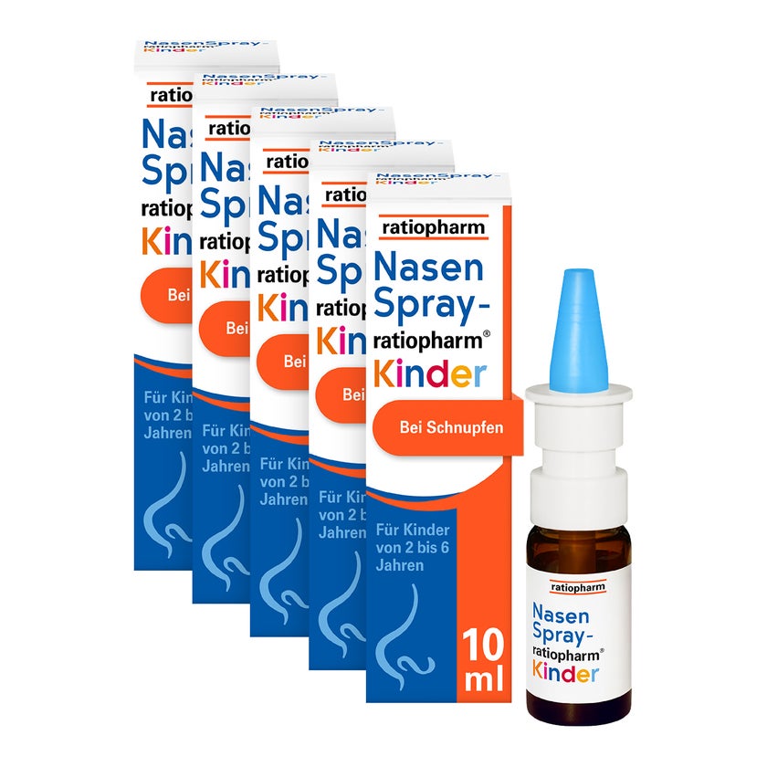 NasenSpray-ratiopharm® Kinder Fünferpack 5X10 ml