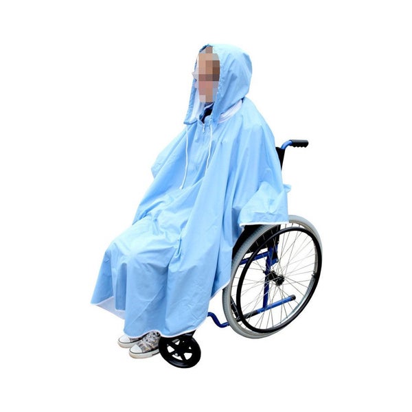Medi-Inn Regenschutz, blau, für Rollstühle 1 St