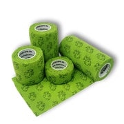 Produktabbildung: LisaCare Kohäsive Bandagen - 2,5cm-10cm - Hund Grün 4 St
