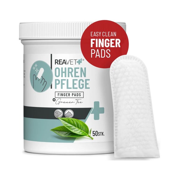 ReaVET Ohrenpflege Finger-Pads 50Stk