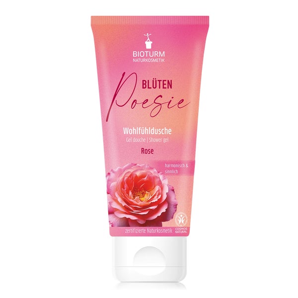 Bioturm Wohlfühldusche Rose, Blüten-Poesie 200 ml