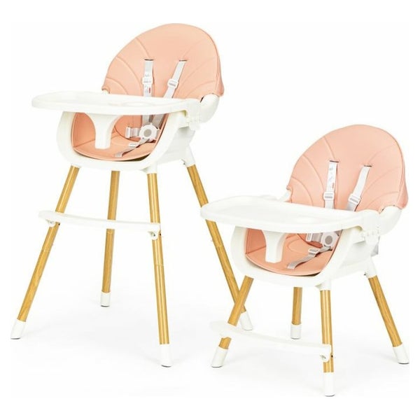 ECOTOYS Esszimmerstuhl 2in1 Rosa