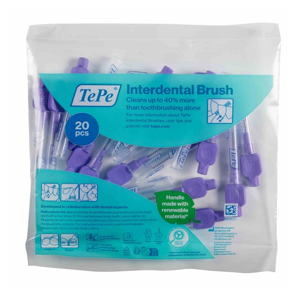 TePe Interdentalbürsten Lila 1,1 mm ISO 6 20 St