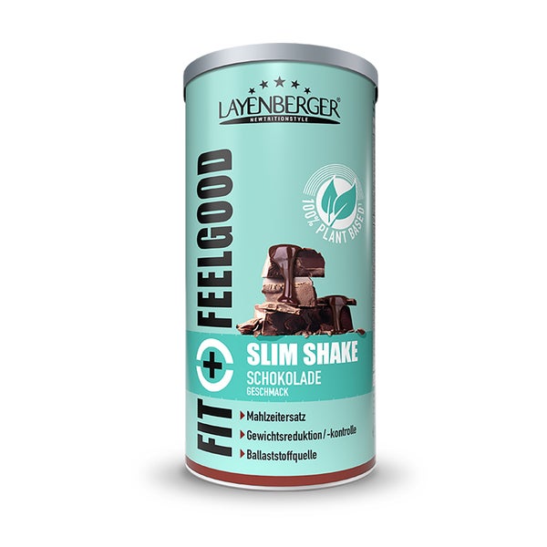 Fit+feelgood Slim Shake Plant Based Schokolade 396 g