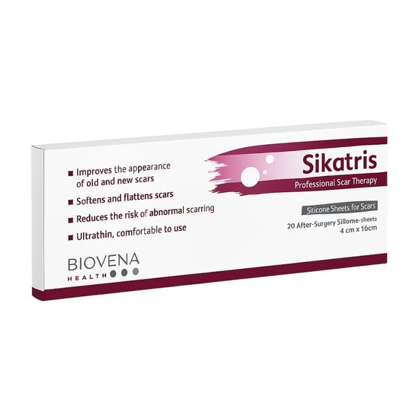 Biovena Health Sikatris Silikonpflaster 5 cm x 30 cm 1 St