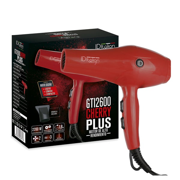 ITALIAN DESIGN ELECTRICAL ITEMS GTI 2600 CHERRY PLUS HAIR DRYER  .