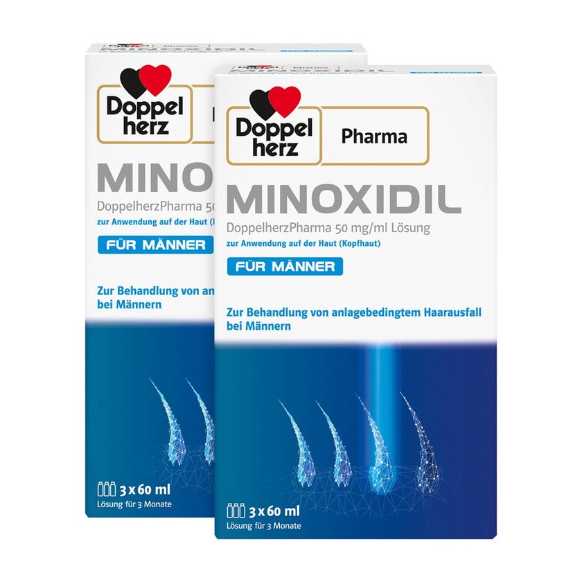Doppelherz® Pharma Minoxidil Männer Doppelpack 2X180 ml