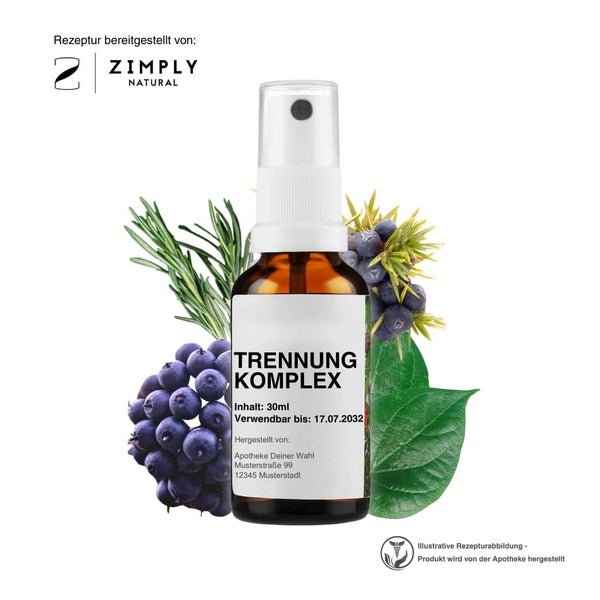 Zimply Natural TRENNUNG KOMPLEX - Pflanzbasierte Rezeptur 30 ml
