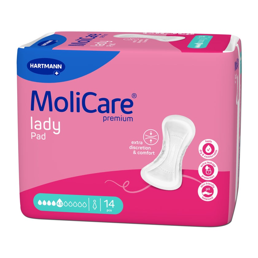MoliCare Premium Lady Pad 4,5 Tropfen Inkontinenzeinlagen 14 St