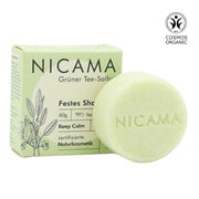 NICAMA Festes Shampoo Grüner Tee-Salbei 60 g